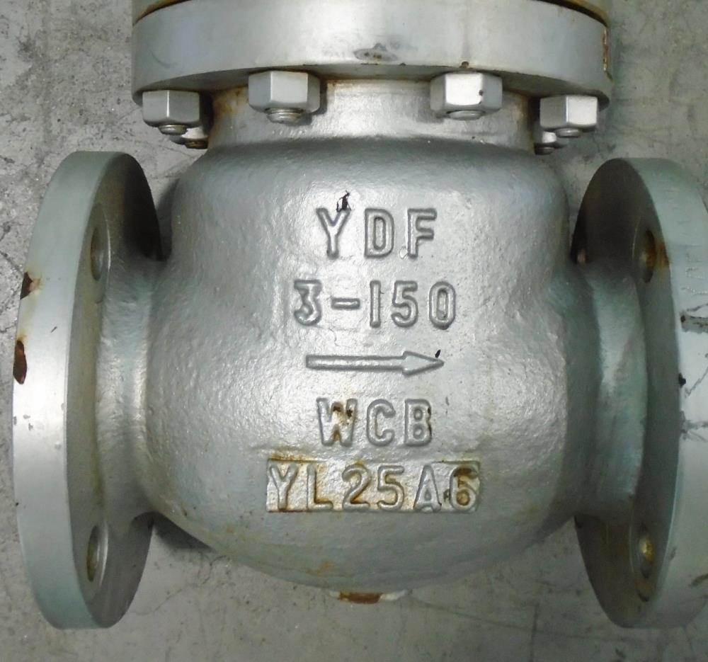 YDF 3" 150# WCB Swing Check Valve SN1R-WCB-8